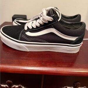 Vans Black and White Classic Sneakers